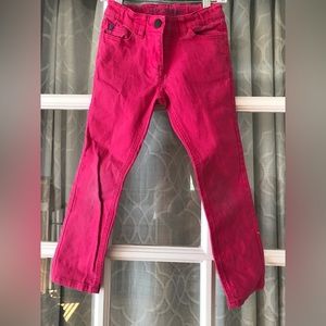 Mini Boden size 6 y dark pink jeans in play condition as shown in pics